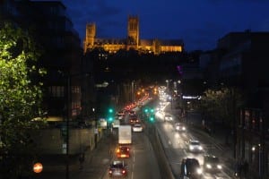 Cathedral at night 